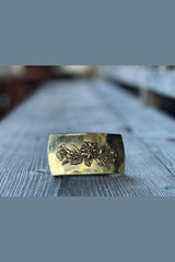 Gürtelschließe EDELWEISS/ENZIAN (Konvex)