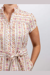 Kleid ANNA-MARIA Blumenstreifen