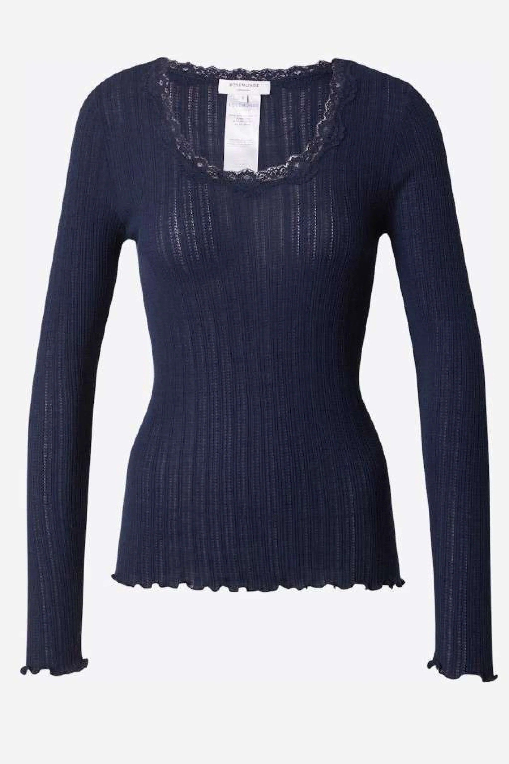 Langarmshirt BOBBIE mit O-Ausschnitt