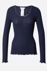 Langarmshirt BOBBIE mit O-Ausschnitt