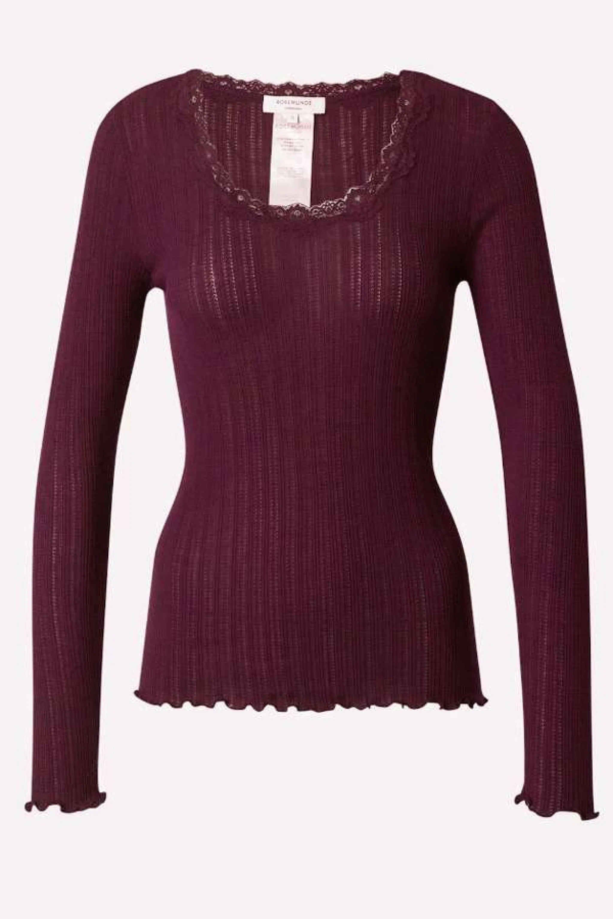 Langarmshirt BOBBIE mit O-Ausschnitt