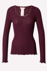 Langarmshirt BOBBIE mit O-Ausschnitt