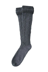 Kniestrumpf Handstrickoptik