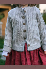 Kinder-Strickjacke DAGMAR - 3510/3100/grau
