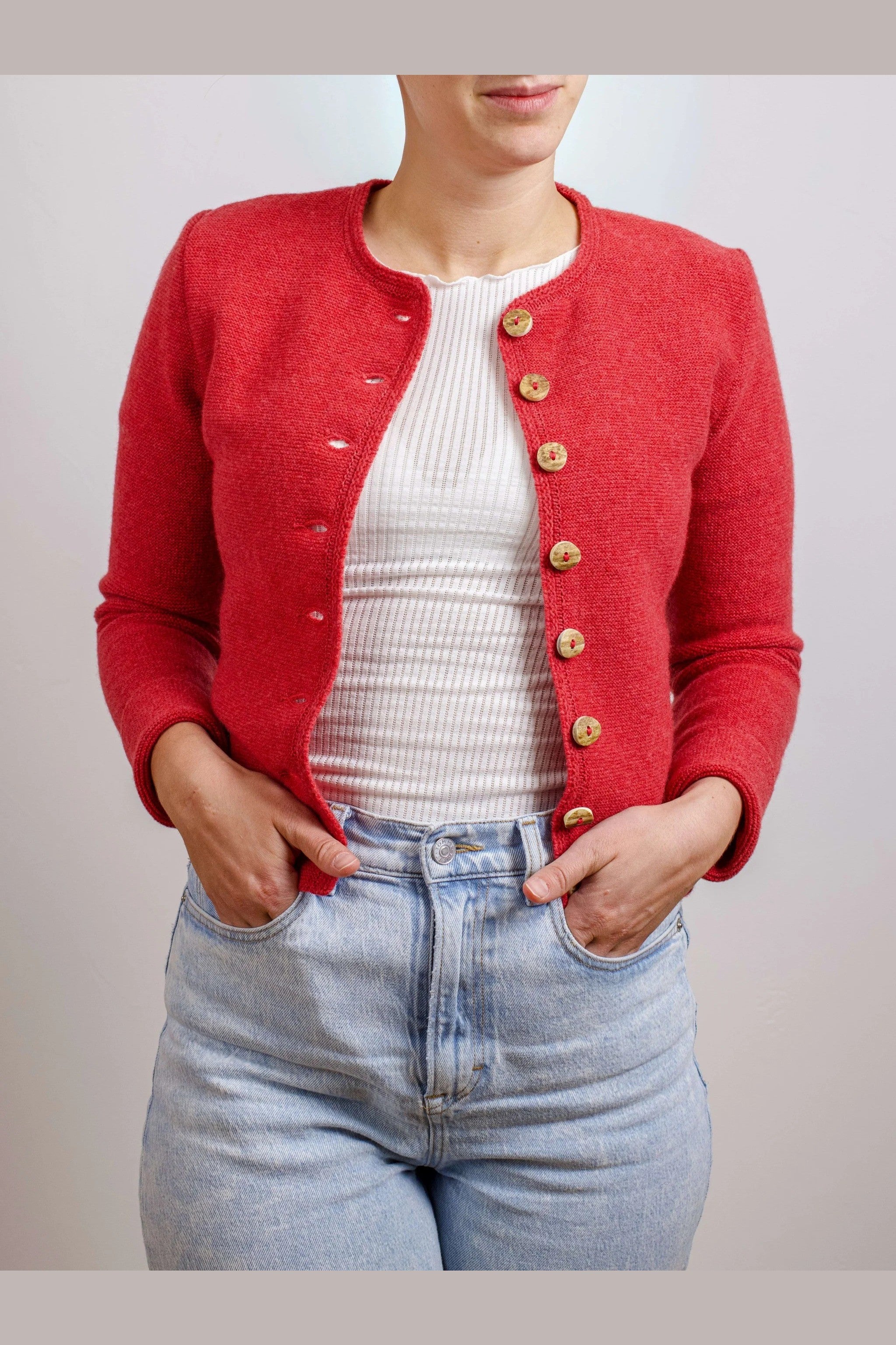 Damen-Strickjacke LACHSFELD