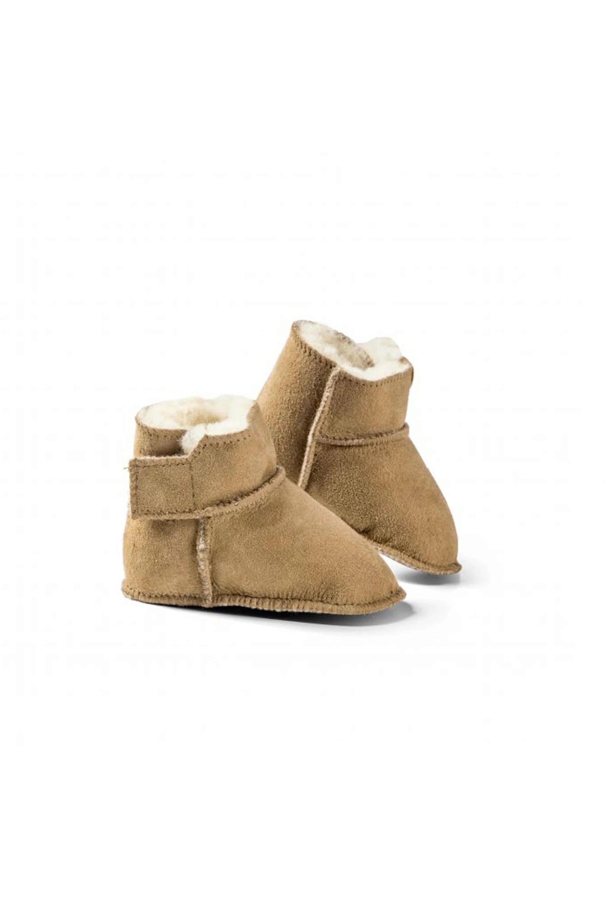 Baby-Lammfellschuh KUSCHL - braun/braun