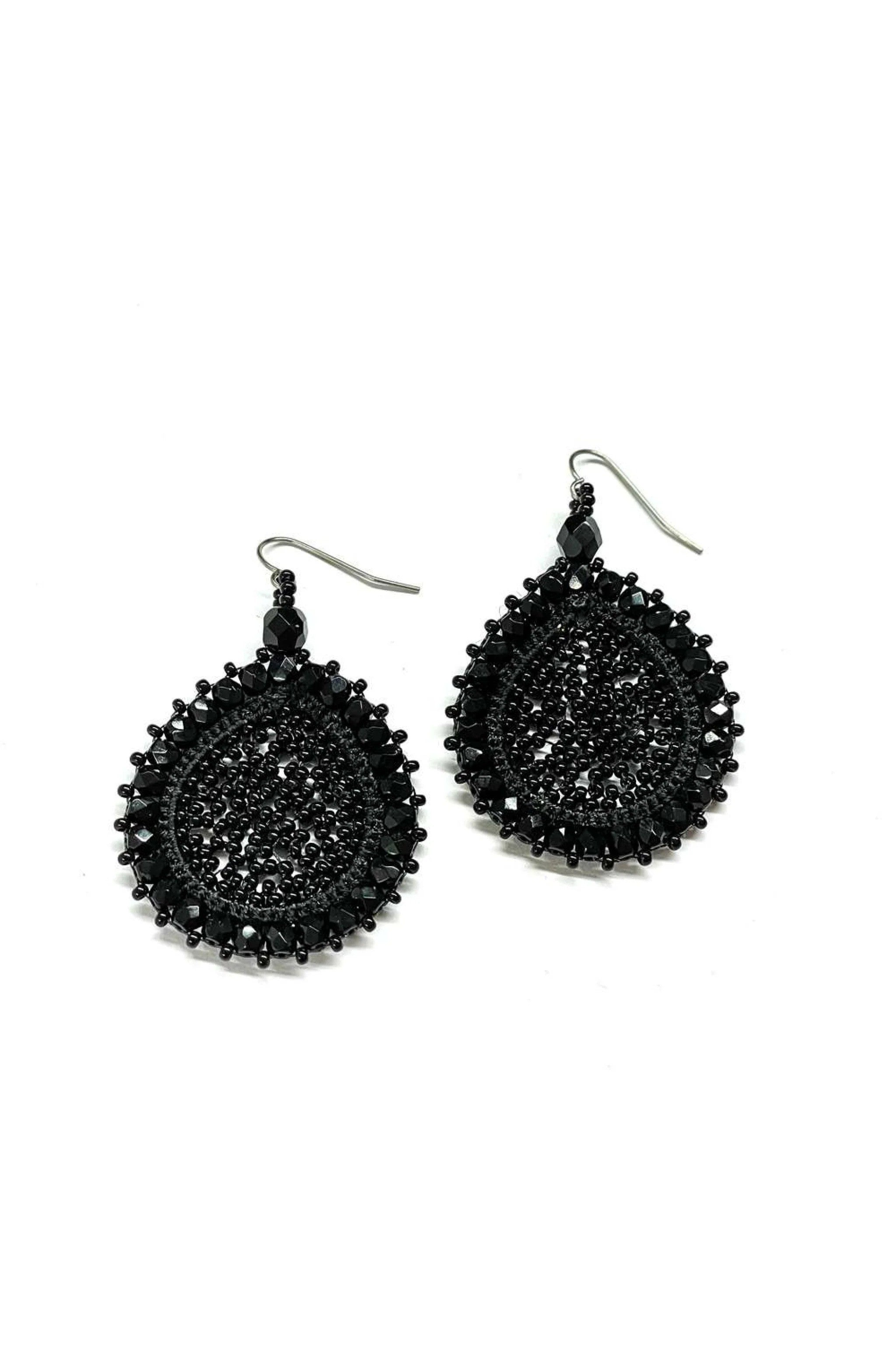 Earring LAGRIMAS DROP (Tropfen klein) - blue marin