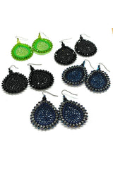 Earring LAGRIMAS DROP (Tropfen klein) - blue marin