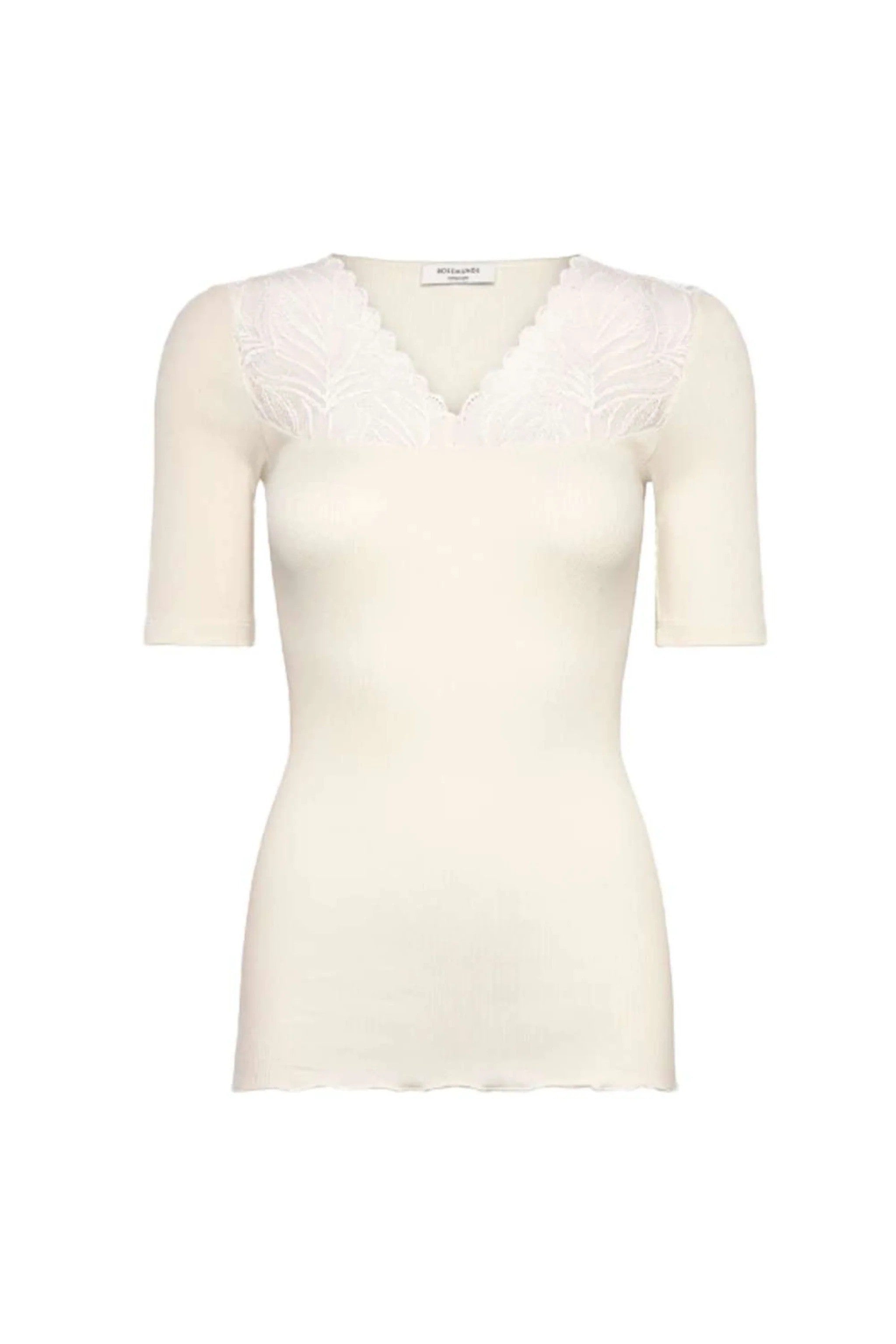 Kurzarmshirt BERNADINE V-Ausschnitt