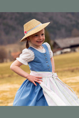 Ki-Dirndl BERGSEE (inkl. Bluse und Sc - 41/hellbla