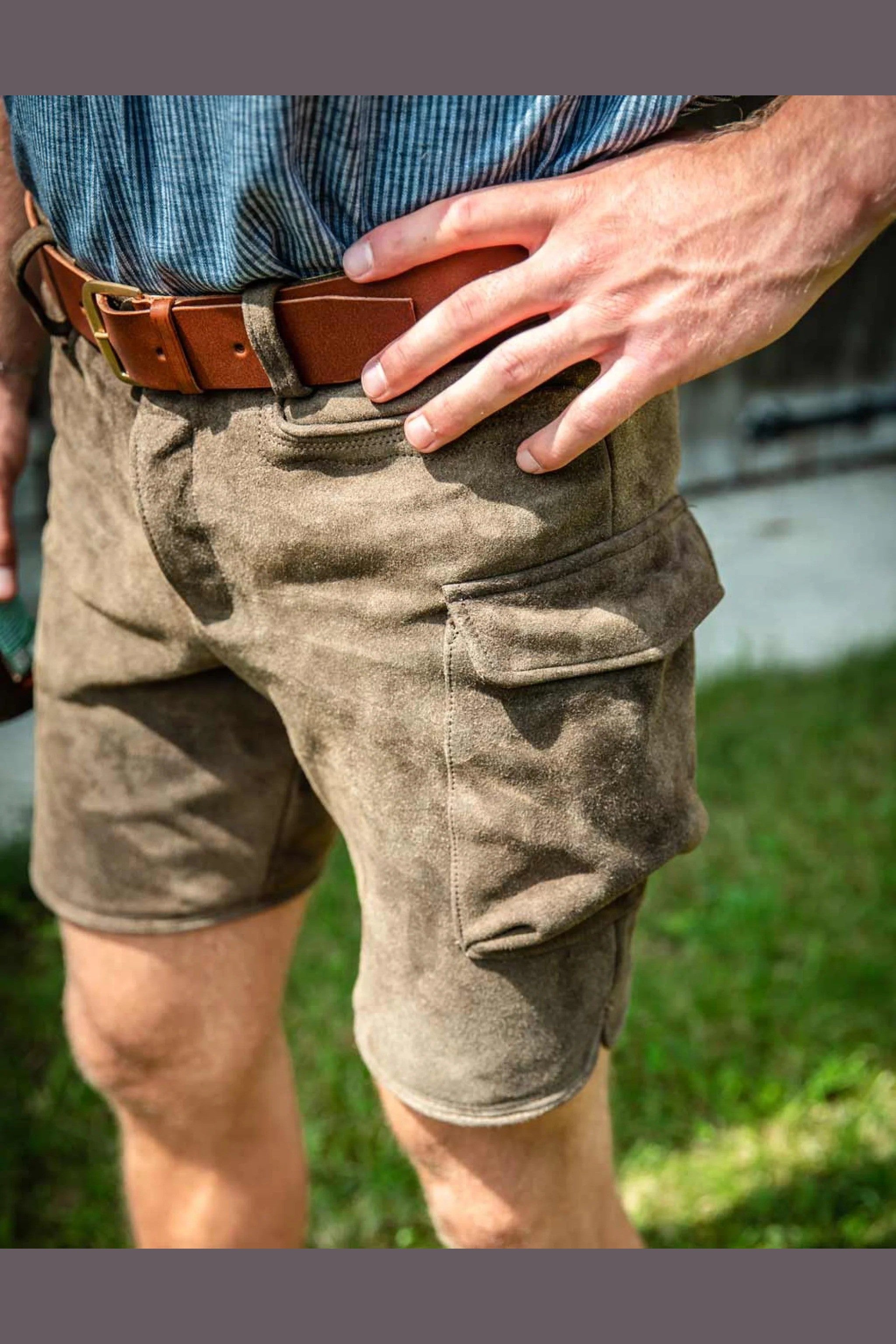 Arbeits- und Freizeit Lederhose