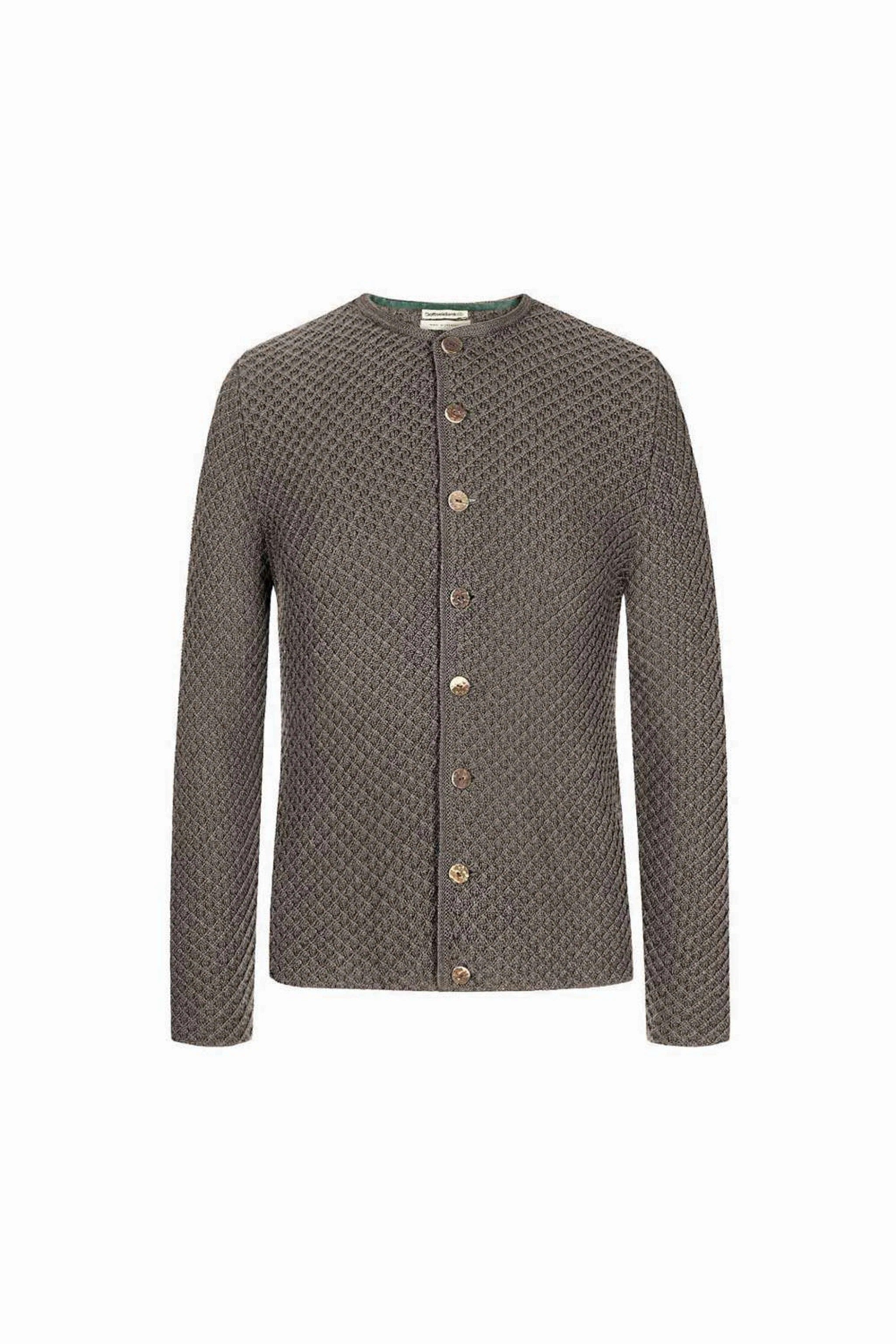 Strickjacke XAVER UNI Rautenmuster