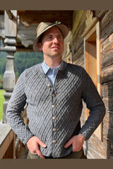 Strickjacke JOHANN - 013/grau