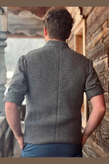 Strickweste WILLI - 013/grau
