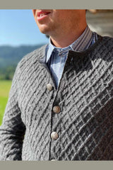 Strickjacke JOHANN - 013/grau