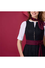 Dirndlbluse Rautenmuster - 04/weiß