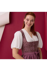 Dirndlbluse Creme Glitzer - 0392/creme+glitzer