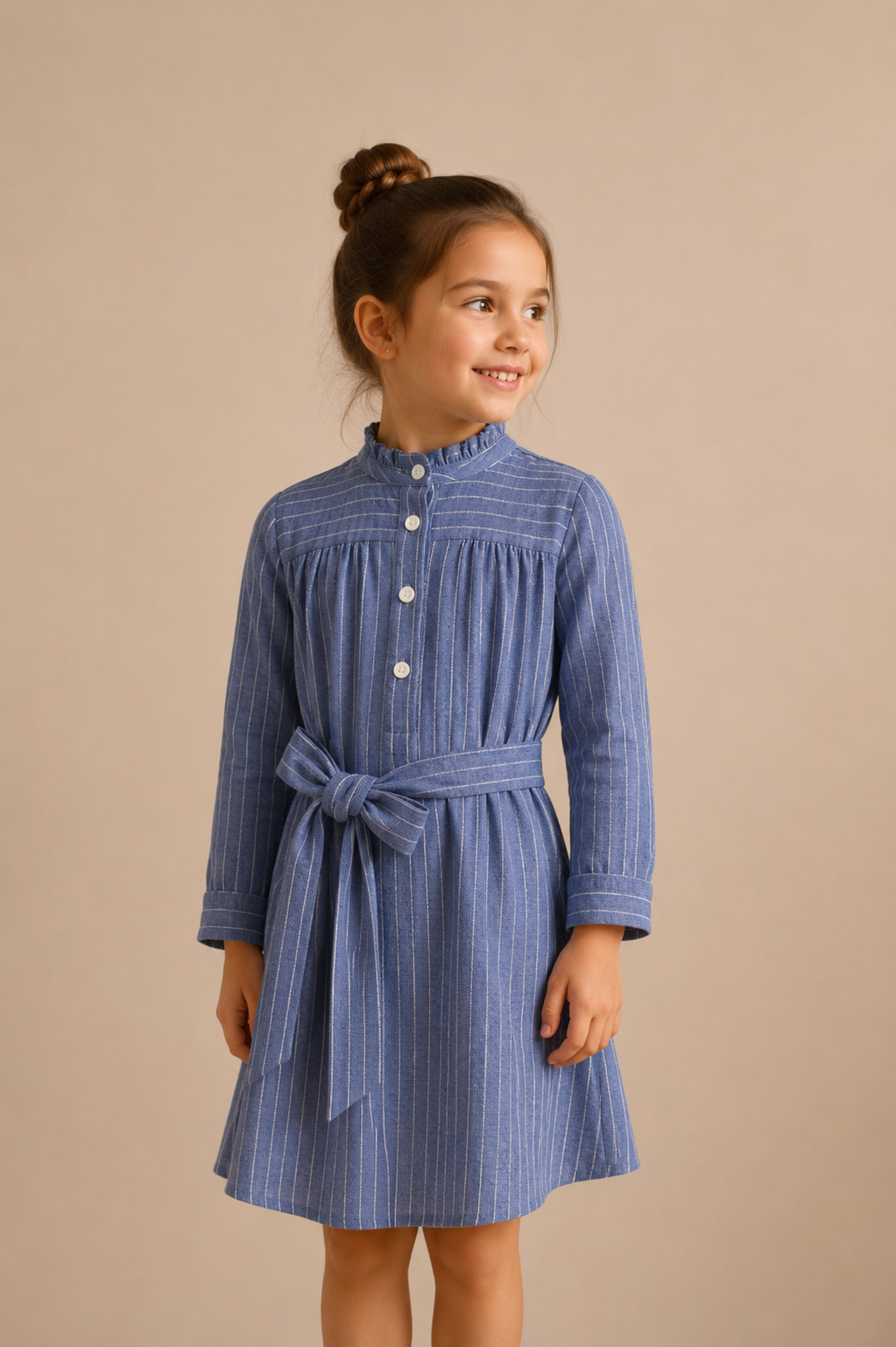 Kinderkleid ANNA-MARIA-LA - ./blau