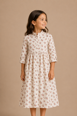 Kinderkleid KATINKA - 148/weiß/rot