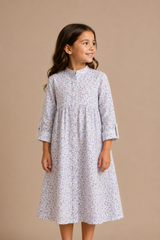 Kinderkleid KATINKA - 7099/ecru/dobby