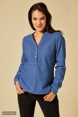 Pfoadbluse Flanell