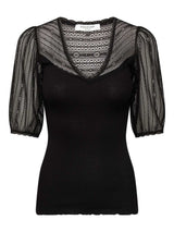 Halbarm Shirt BEATHA m. Spitze