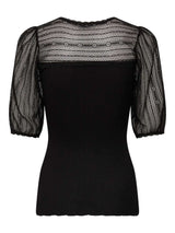 Halbarm Shirt BEATHA m. Spitze