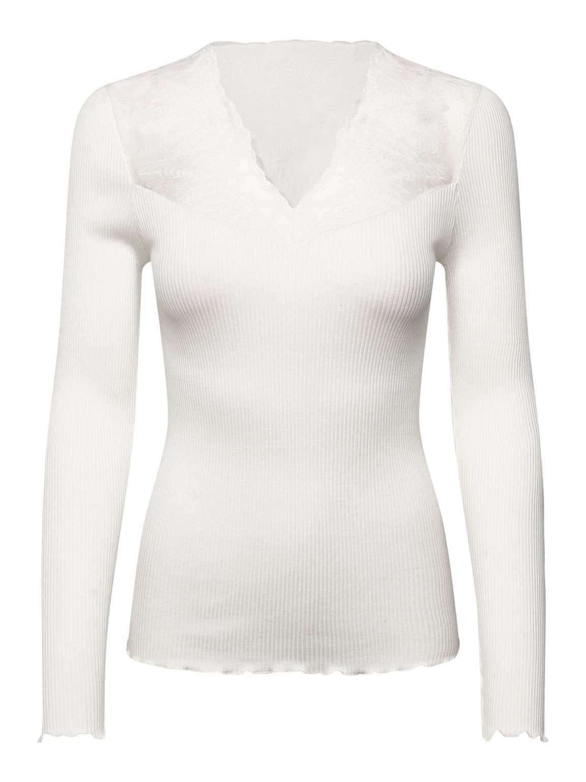 Langarmshirt BEATHA m. V-Ausschnitt