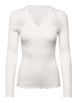 Langarmshirt BEATHA m. V-Ausschnitt
