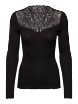 Langarmshirt BEATHA m. V-Ausschnitt