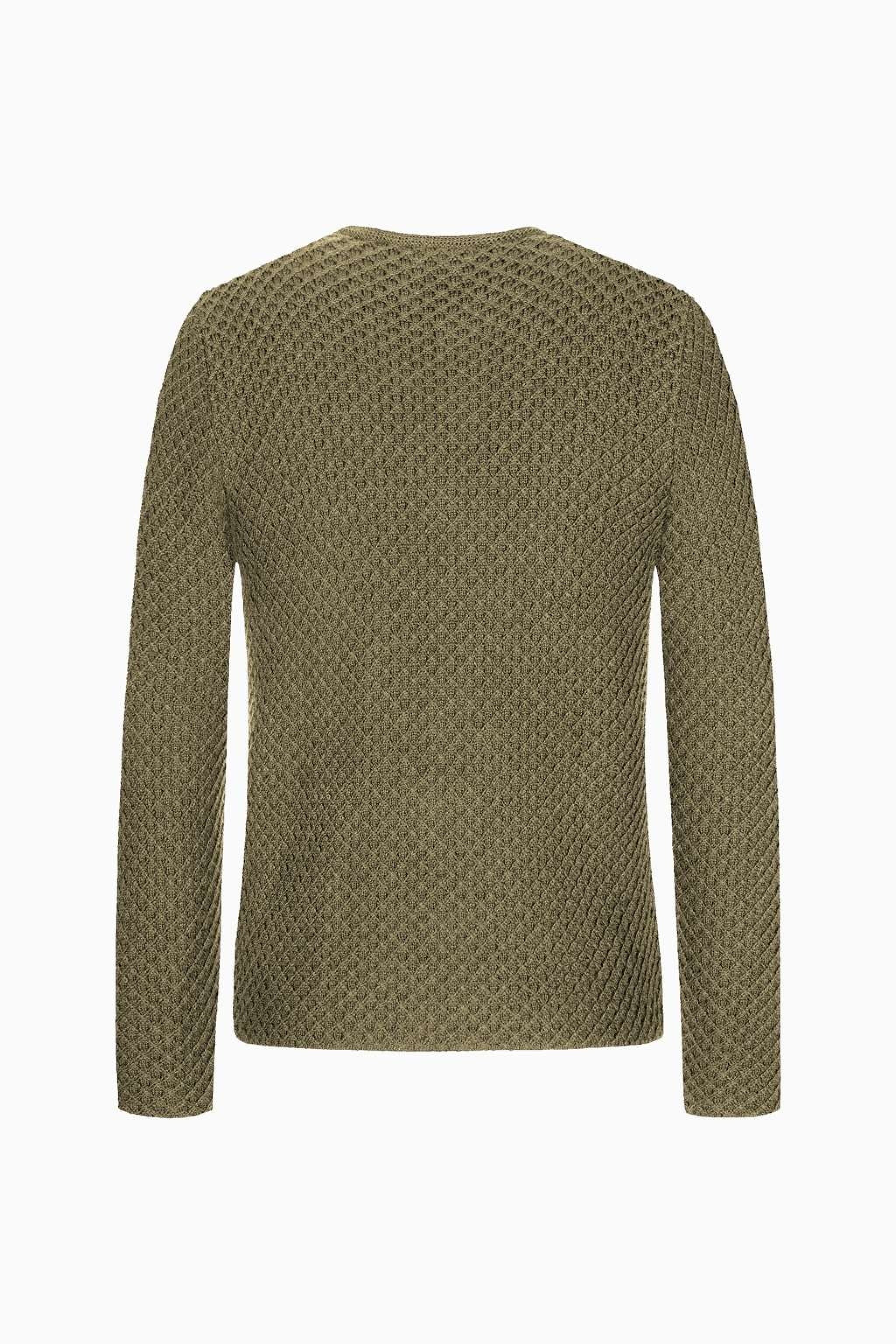 Strickjacke XAVER UNI | Rautenmuster