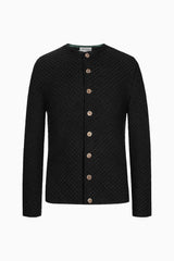 Strickjacke XAVER UNI | Rautenmuster
