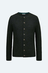 Strickjacke XAVER UNI | Rautenmuster