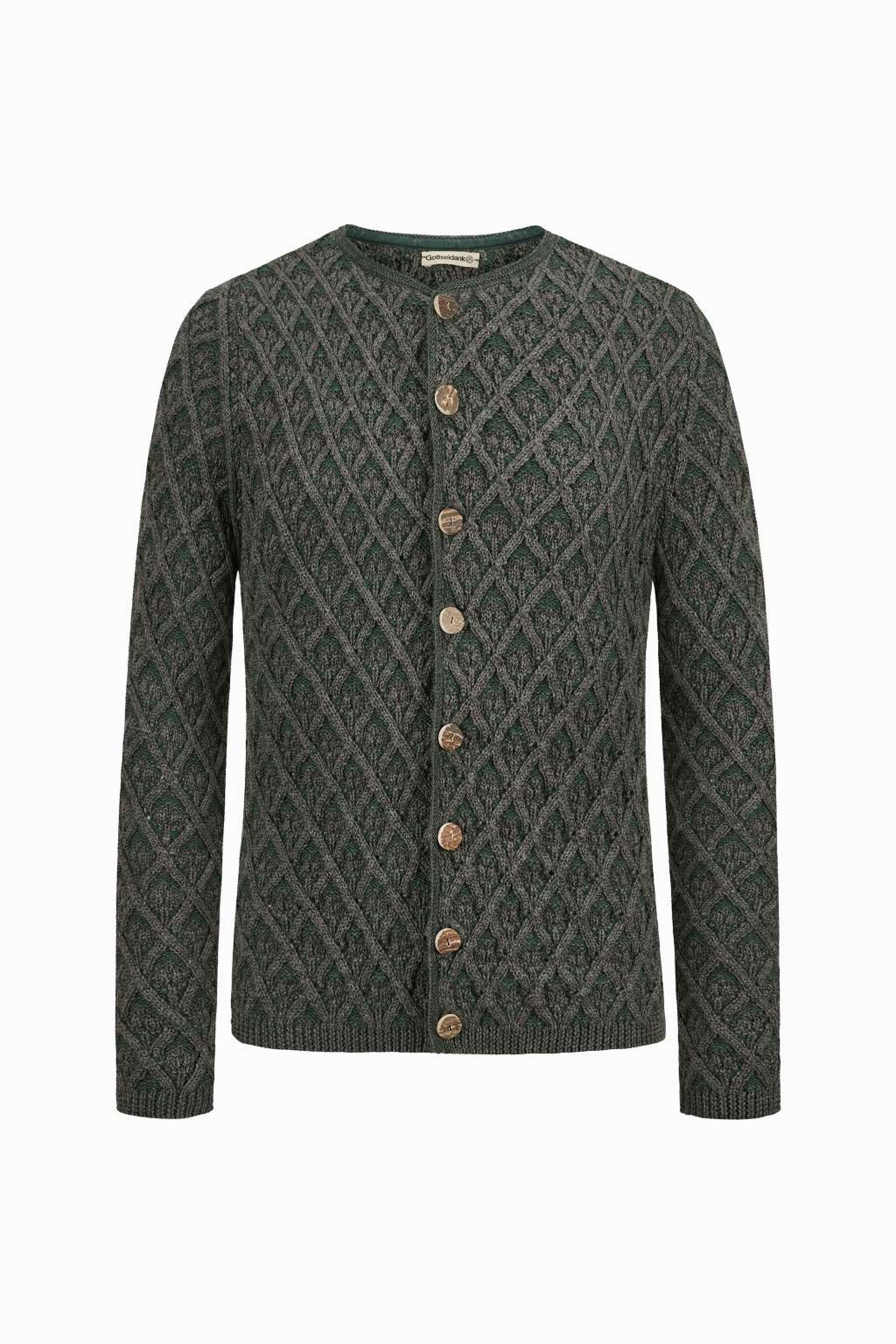 Strickjacke SIMON | Zopfmuster