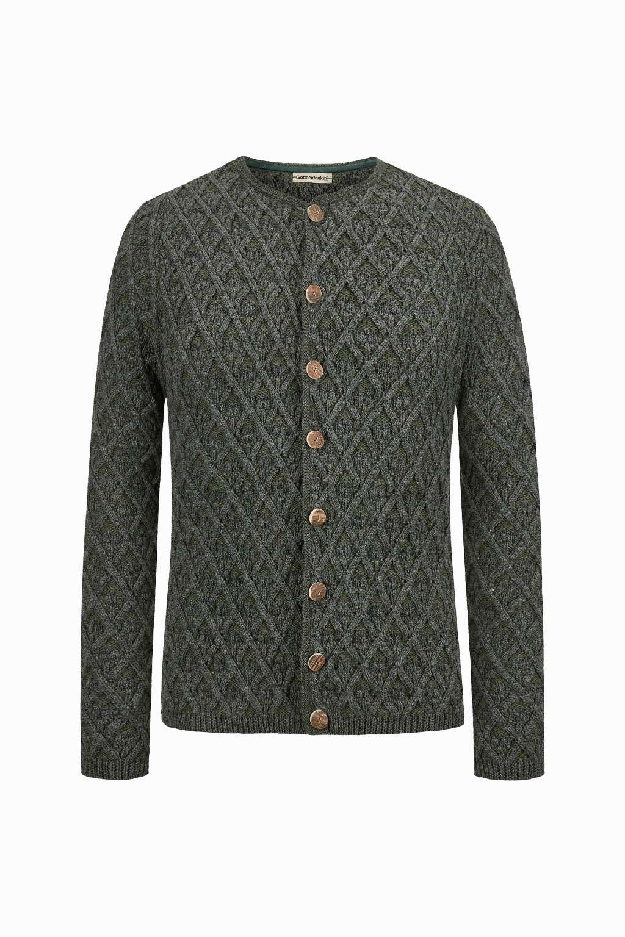 Strickjacke SIMON | Zopfmuster
