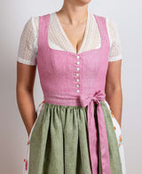 Dirndlbluse | V-Ausschnitt + Spitze