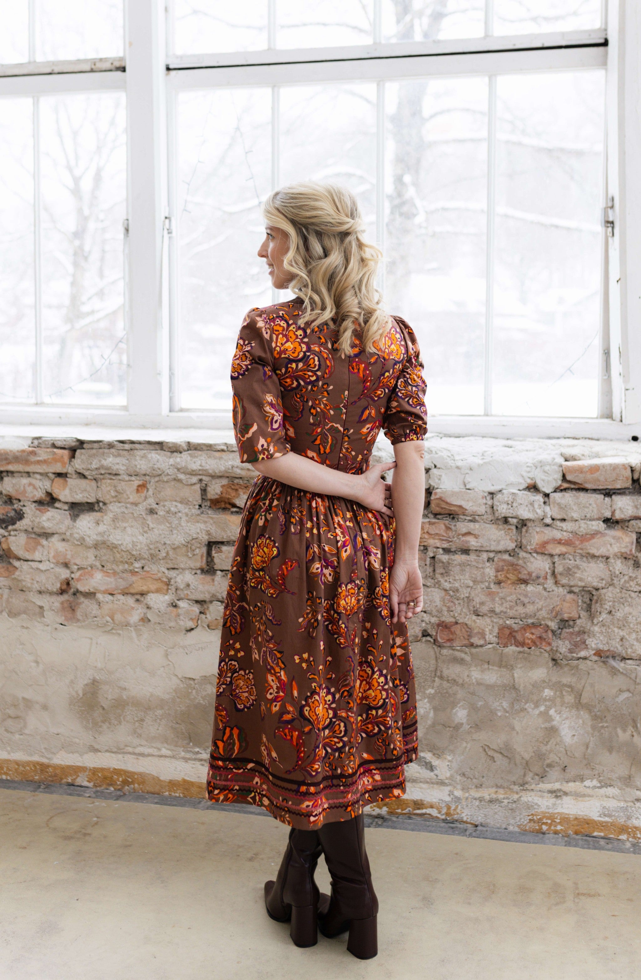 Kleid MAJA | gemustert