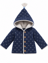 Kinder-Kapuzenstrickjacke NANNI