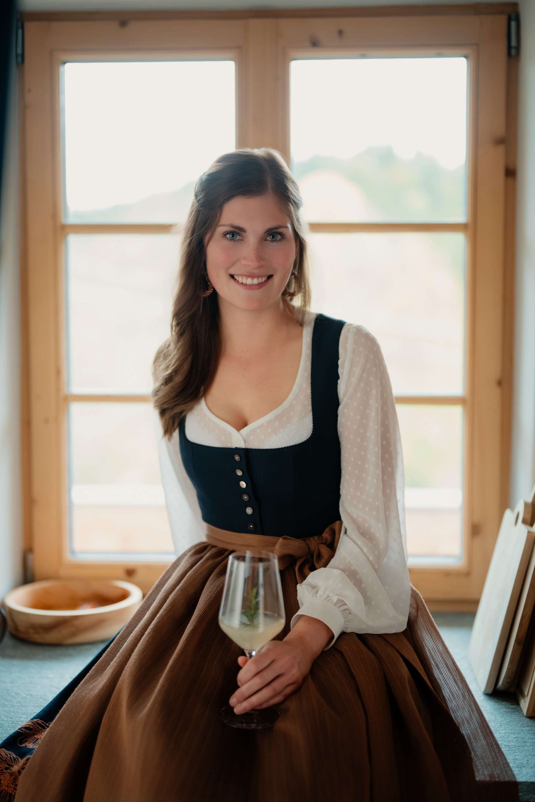 Dirndl BRIANNA inkl. Schürze (L:80cm)