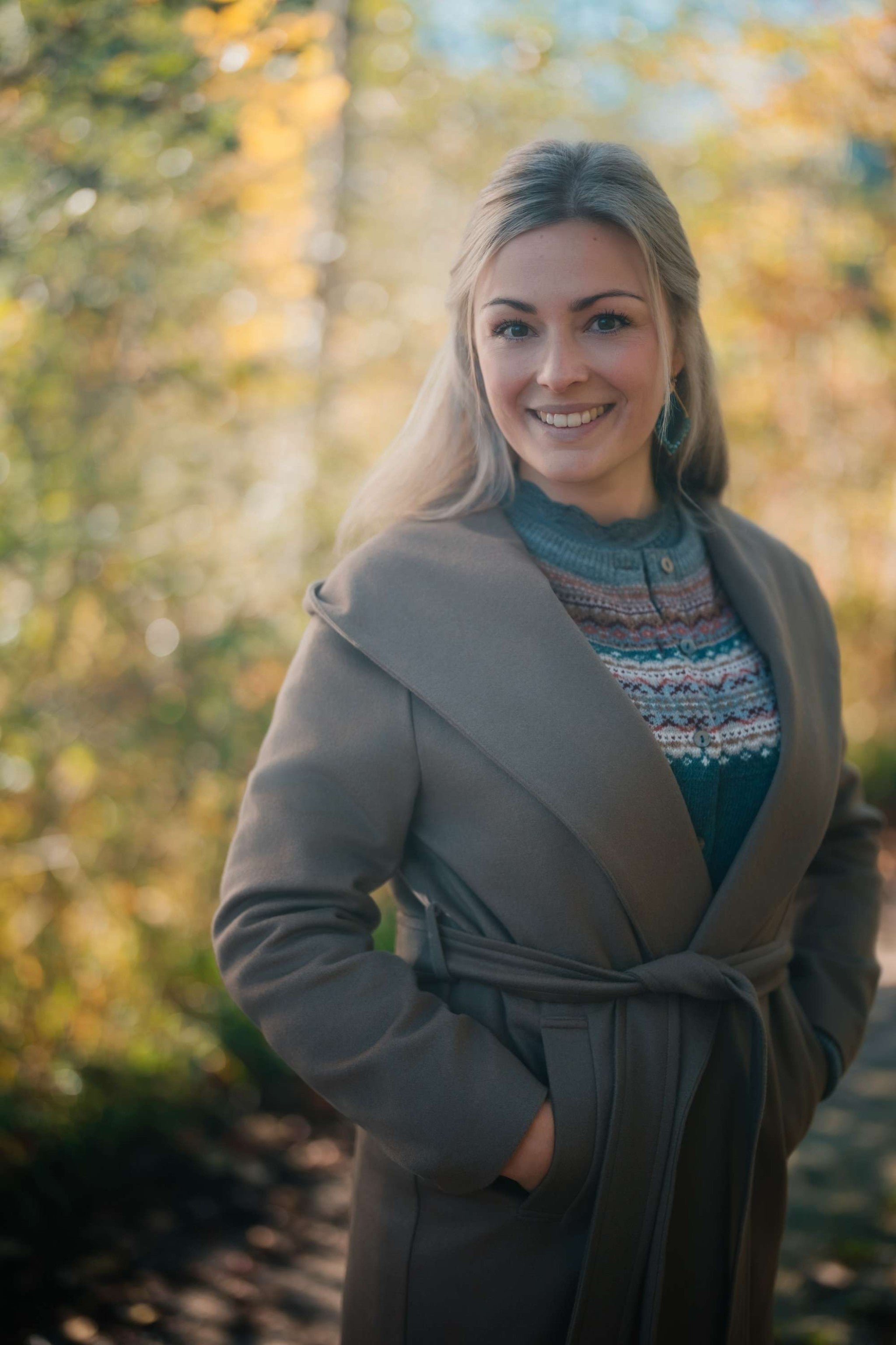 Damen-Mantel EMMI kamelbraun