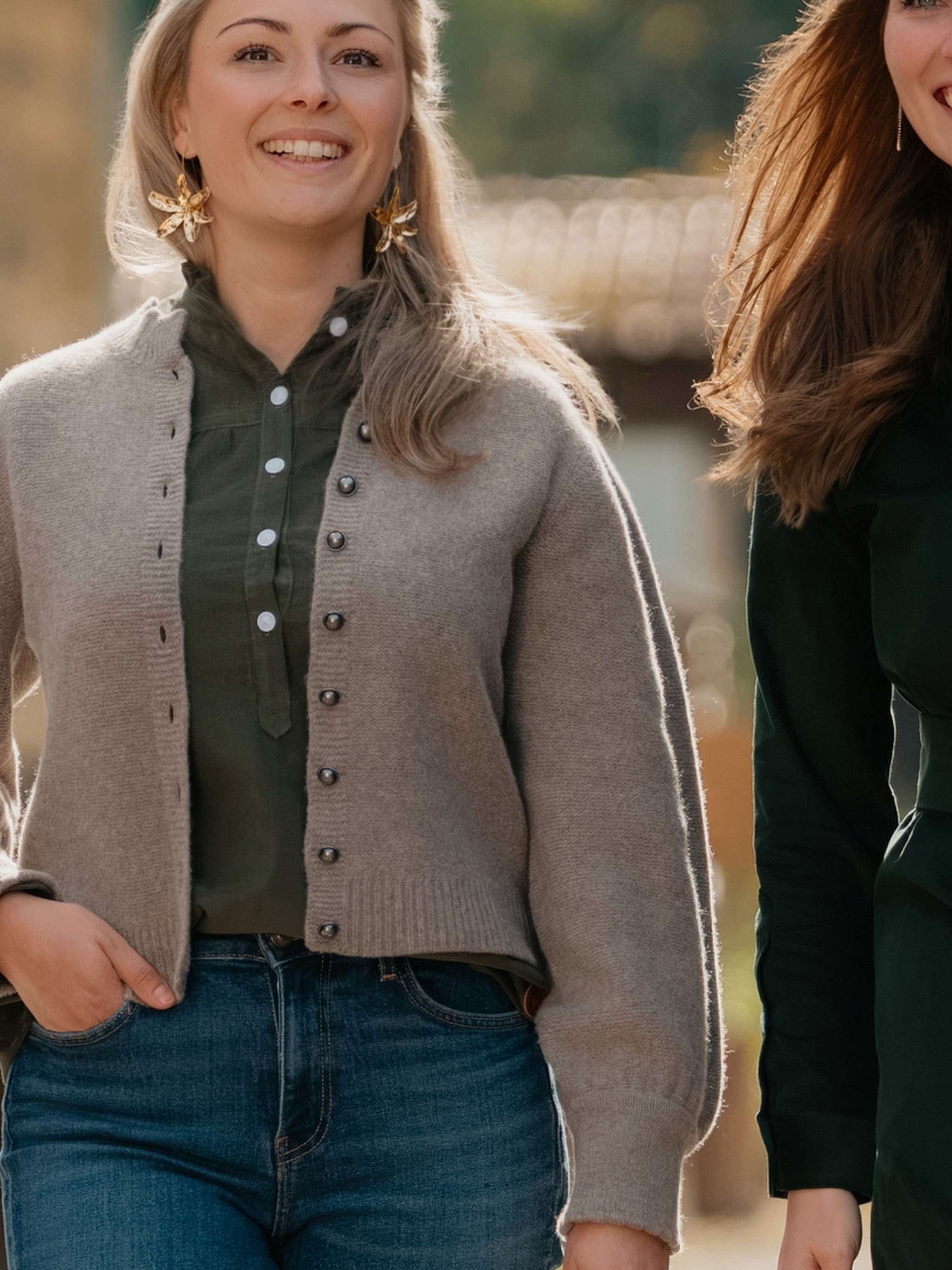 Damen-Strickjacke - ./sleet
