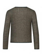 Ki-Strickjacke STEYR - 62/taupe/grün