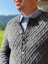 Strickjacke JOHANN - 013/grau