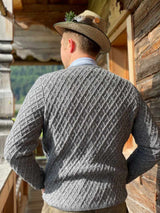 Strickjacke JOHANN - 013/grau
