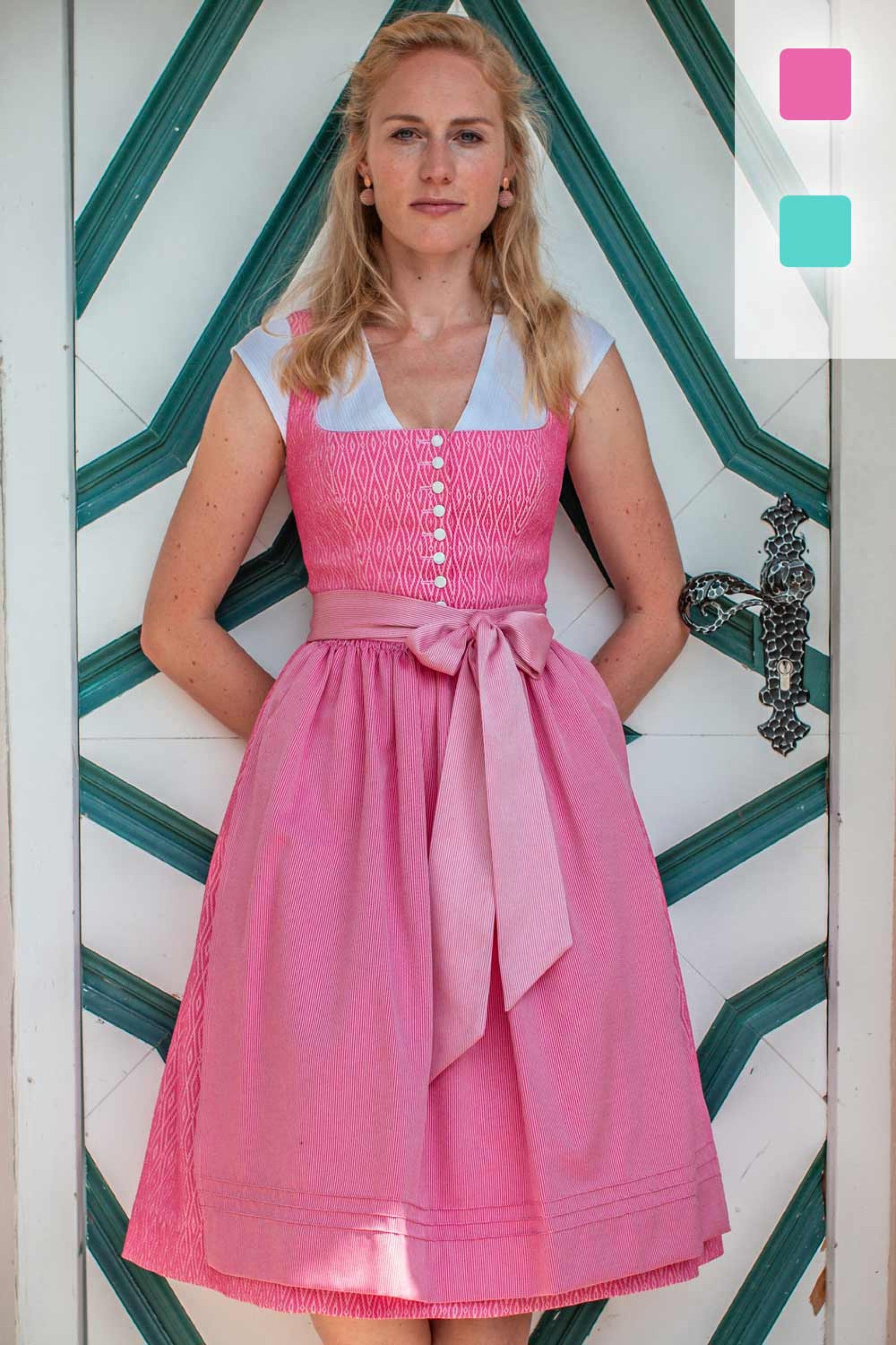 BellaSusi Dirndl LISA - 0403/türkis