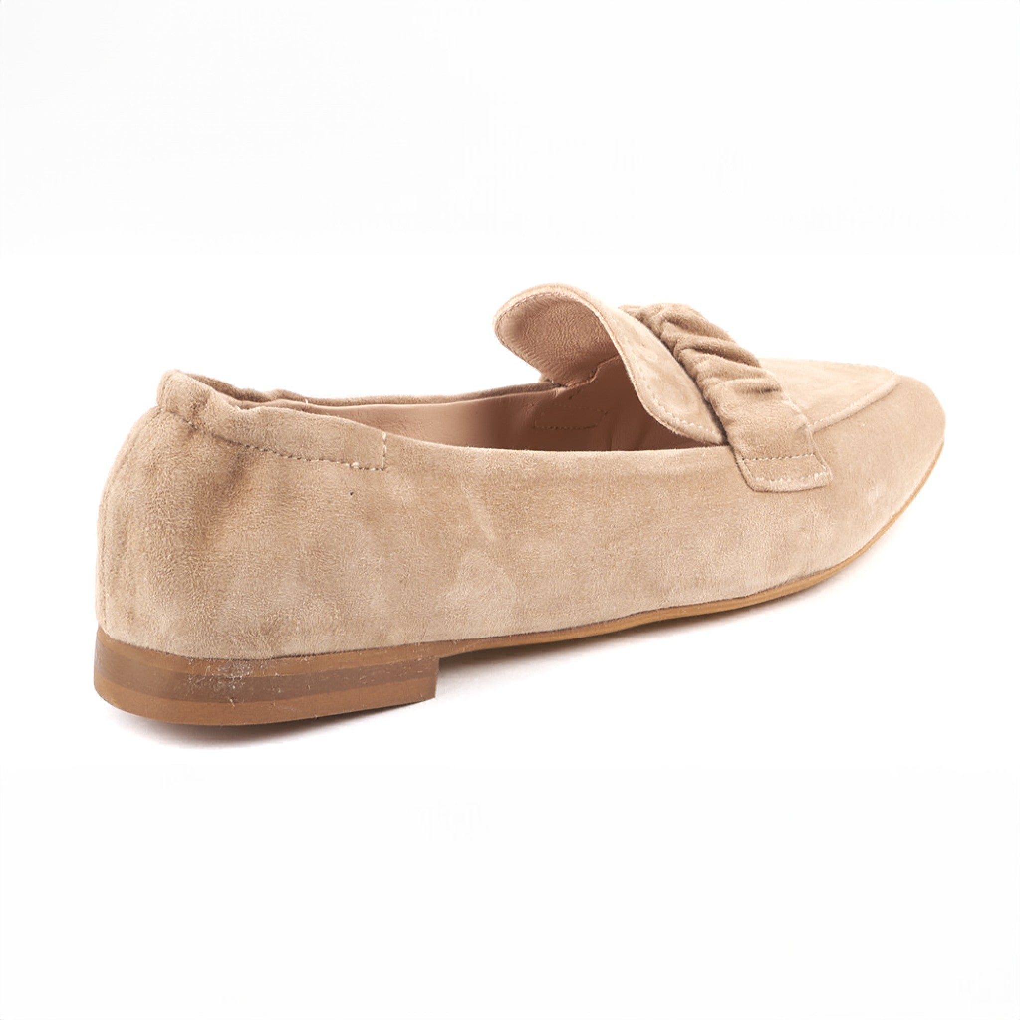 Damenslipper mit Gummiband / Ziegenve - 11/sand