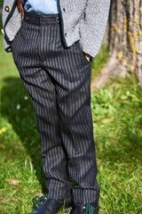 Kinder-Stresemannhose hochgeschnitten - 2/grau