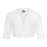Dirndlbluse BETTY Ellenbogenlang - 00/weiß