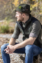 Herren-Pfoad SK feingestreift - 93/grau