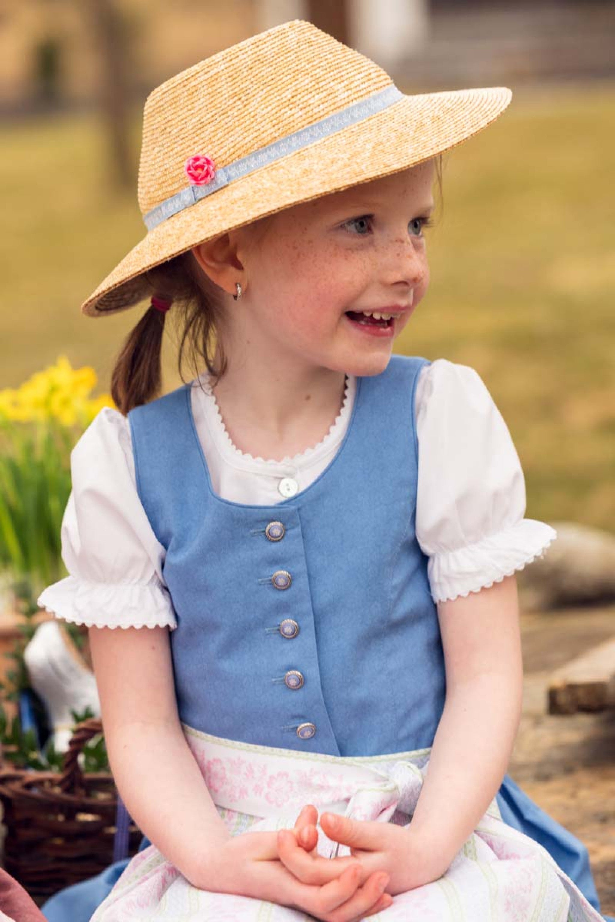 Ki-Dirndl BERGSEE (inkl. Bluse und Sc - 41/hellbla